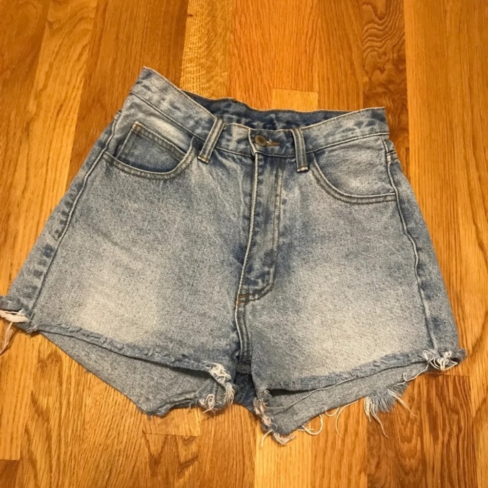 John Galt Jean Shorts